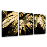 Tocco d'oro sulla tela Danza delle foglie d'oro | dimensioni diverse